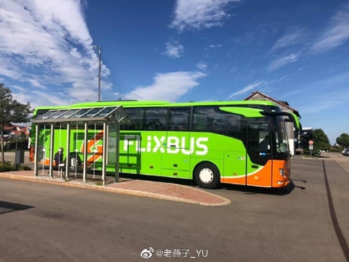 长途大巴公司Flixbus开通巴黎Paris等大巴线路
